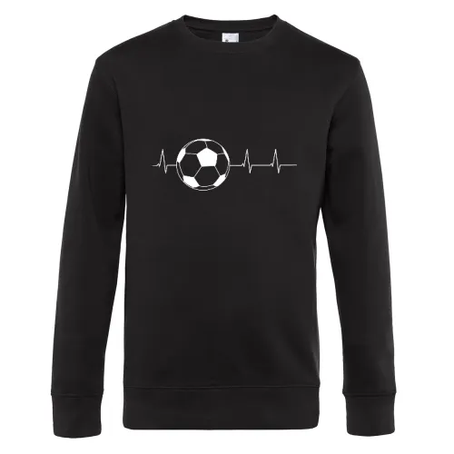 Fussball Herzschlag Männer Sweat