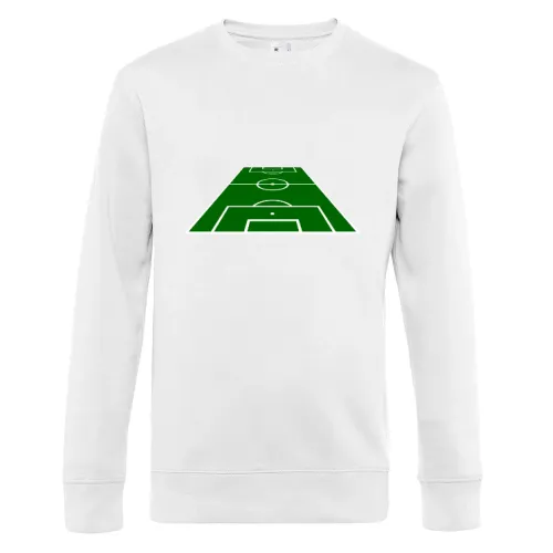 Fussball Spielfeld 3D 2.0 Sweat Männer King Crew Neck