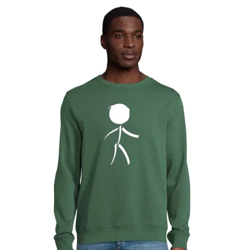 Fussball Strichmännchen Männer Sweat