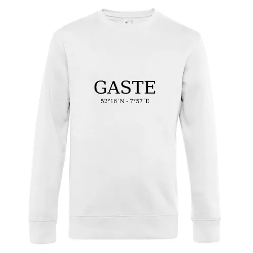 Gaste Koordinaten Sweat Männer King Crew Neck