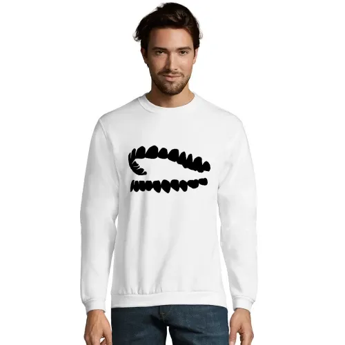 Gebiss Zähne Männer Sweat