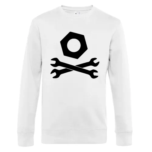 gekreuzte Maulschlüssel mit Mutter Sweat Männer King Crew Neck