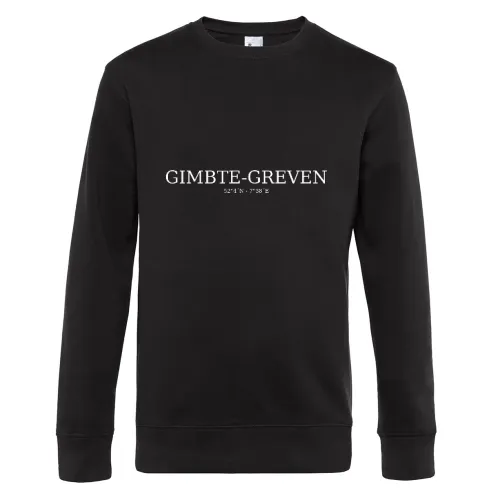 Gimbte-greven Koordinaten Sweat Männer King Crew Neck