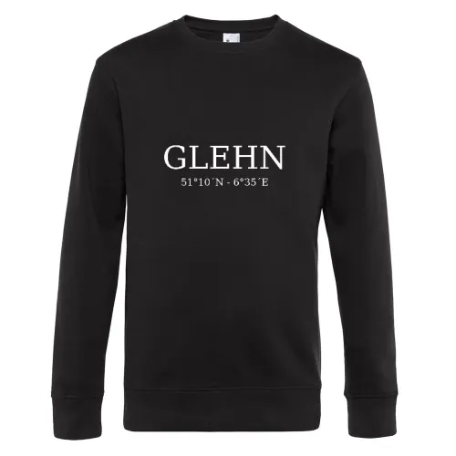 Glehn Koordinaten Sweat Männer King Crew Neck