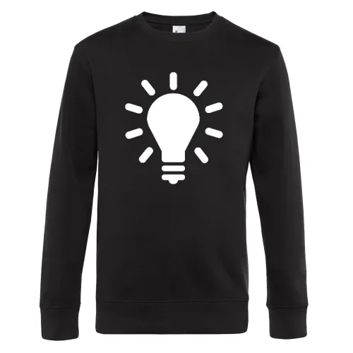 Glühbirne Icon Männer Sweat