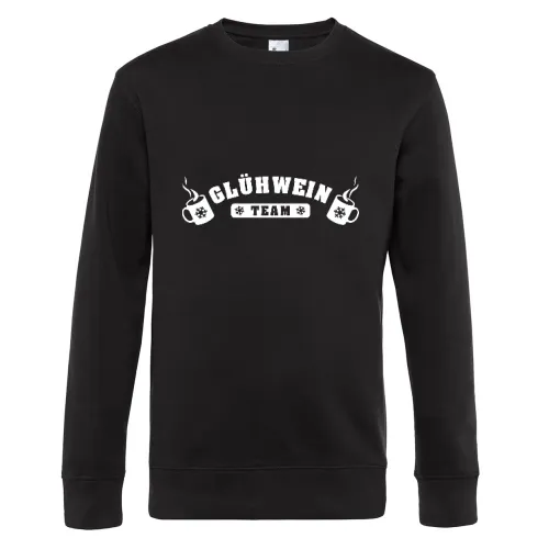 Glühwein Team Heiße Tasse Männer Sweat