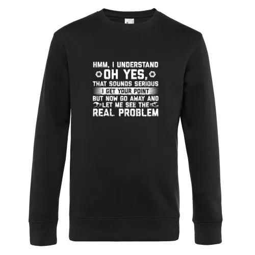 Go Away And Let Me Fix It - Kfz Mechaniker Sweat Männer King Crew Neck