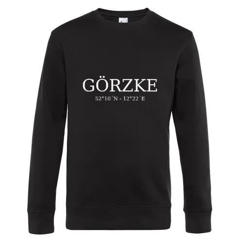 Görzke Koordinaten Sweat Männer King Crew Neck