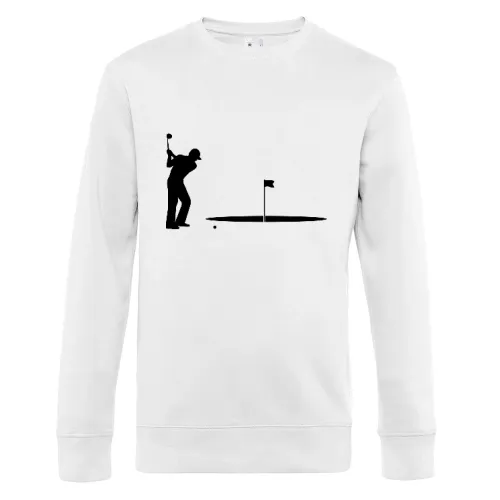 Golfspieler großen Loch Sweat