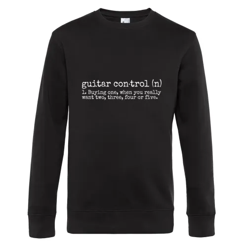 Guitar Control Gitarrist Sweat Männer King Crew Neck