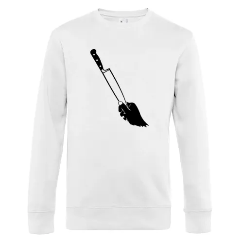 Hand wirft Messer Sweat Männer King Crew Neck