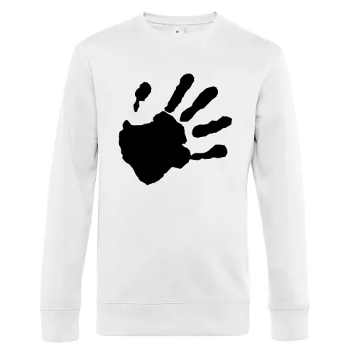 Handabdruck Sweat Männer King Crew Neck