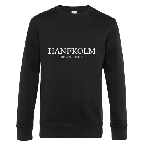 Hanfkolm Koordinaten Sweat Männer King Crew Neck