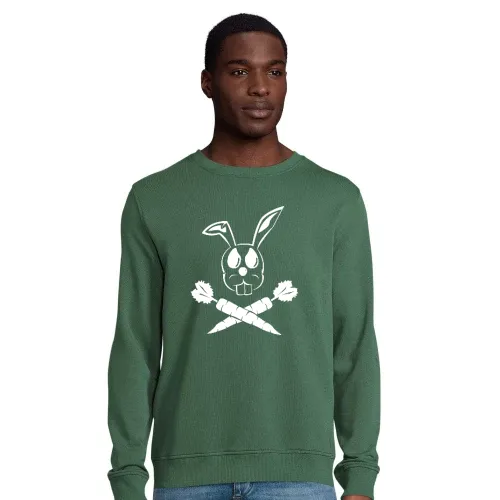 Hase mit Karotten Sweat Männer Comet Bio
