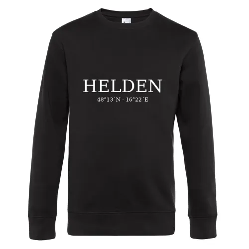 Helden Koordinaten Sweat Männer King Crew Neck