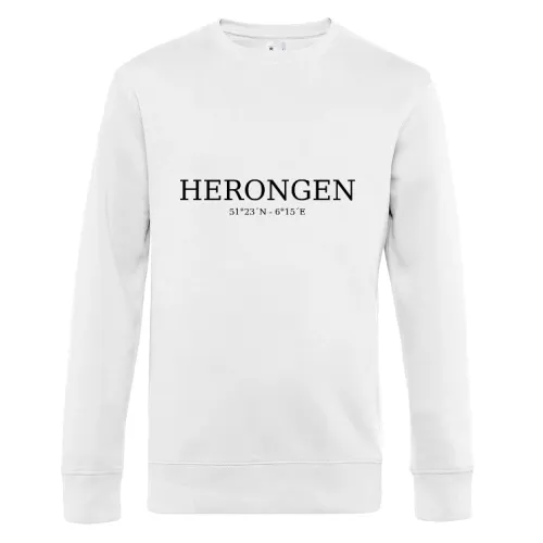 Herongen Koordinaten Sweat Männer King Crew Neck
