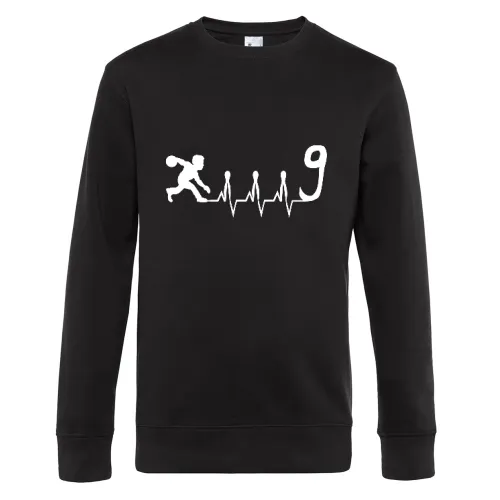 Herzschlag eines Keglers Sweat Männer King Crew Neck