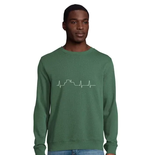 Herzschlag Traktor Männer Sweat