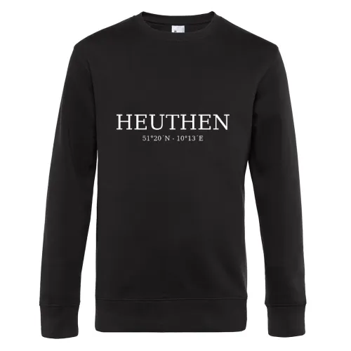 Heuthen Koordinaten Sweat Männer King Crew Neck