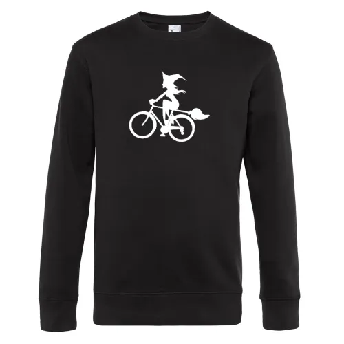 Hexe Witch Halloween Radfahren Biker Geschenk Männer Sweat Hexe Witch Halloween Radfahren Biker Geschenk Sweat