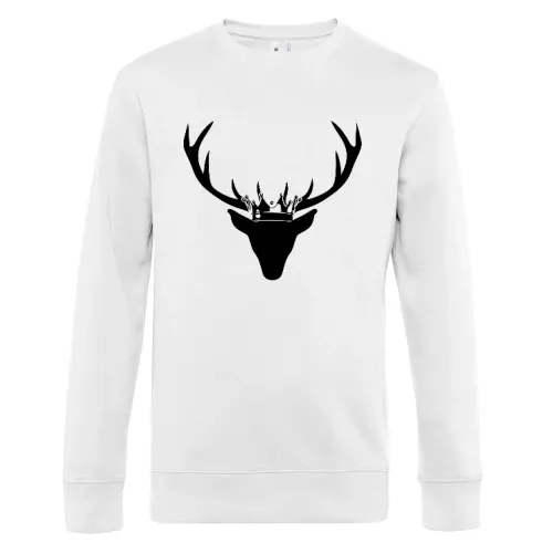 Hirschgeweih mit Krone Sweat