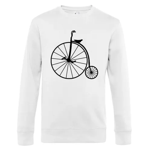 Hochrad Retro Fahrrad Sweat Männer King Crew Neck