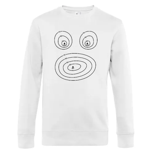 Höhenlinien von Brust und Bauch Sweat