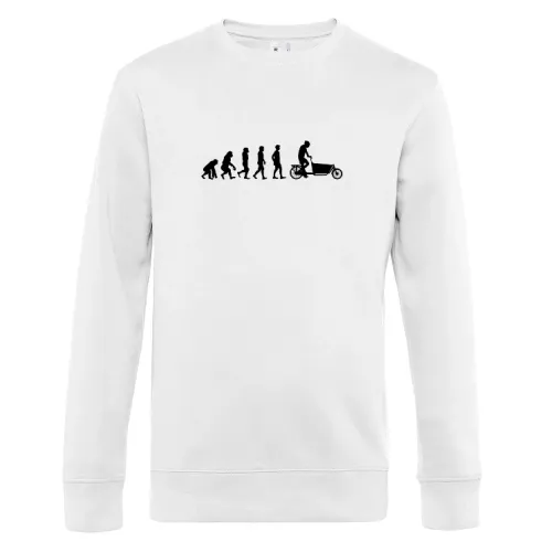 Hollandrad Evolution Lastenrad Cargo Bike Geschenk Sweat Männer King Crew Neck