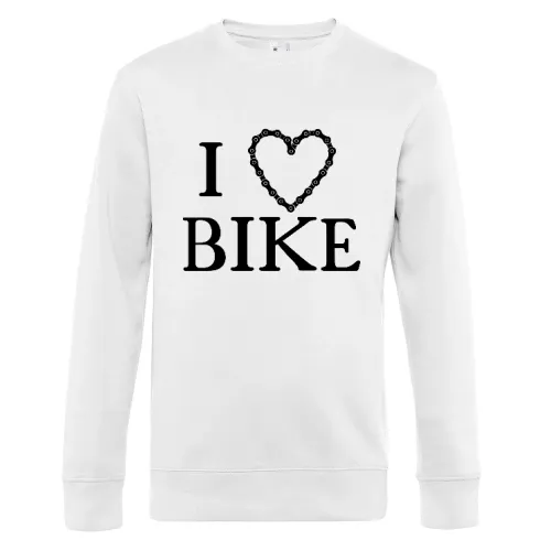 I Love Bike Kettenherz Männer Sweat I Love Bike Kettenherz Sweat