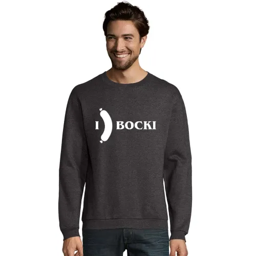 I Love Bockwurst Sweat Männer Spider