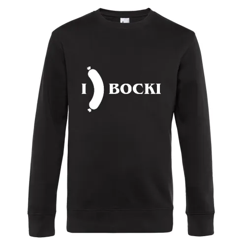 I Love Bockwurst Männer Sweat