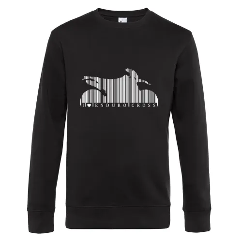 I Love Enduro Cross Barcode Männer Sweat I Love Enduro Cross Barcode Sweat