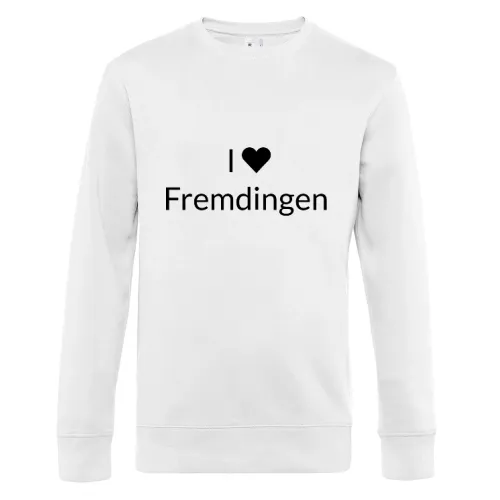 I Love Fremdingen Sweat Männer King Crew Neck