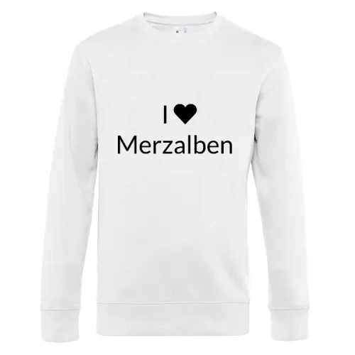 I Love Merzalben  Sweat Männer King Crew Neck