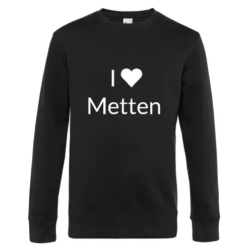 I Love Metten Sweat Männer King Crew Neck