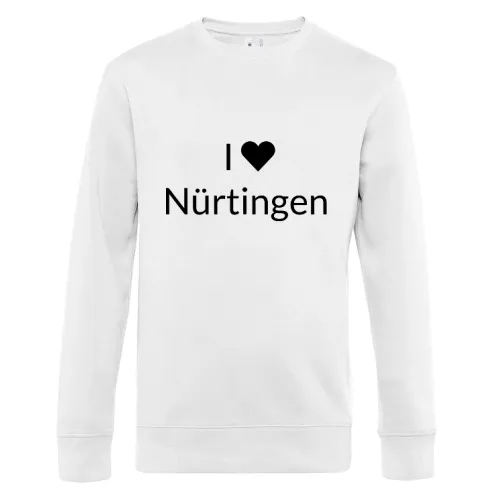 I Love Nürtingen Sweat Männer King Crew Neck