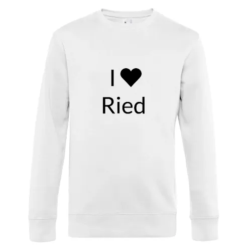 I Love Ried Sweat Männer King Crew Neck