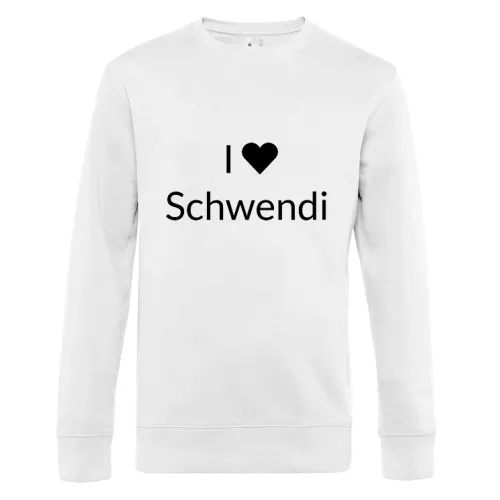 I Love Schwendi Sweat Männer King Crew Neck