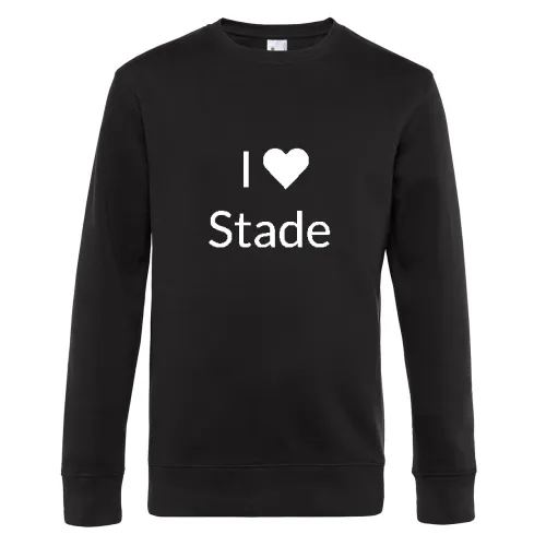 I Love Stade Sweat Männer King Crew Neck
