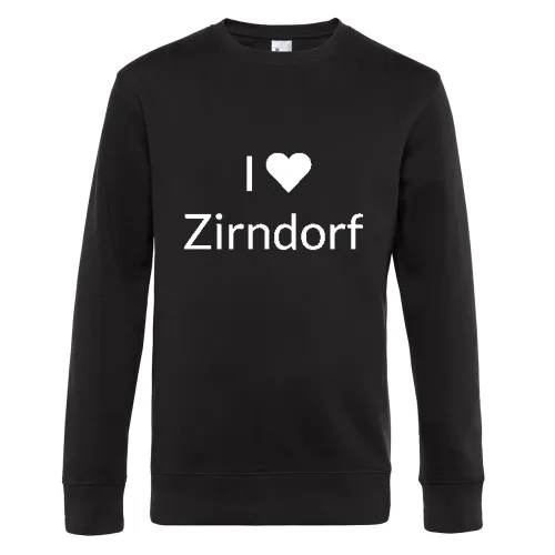 I Love Zirndorf Sweat Männer King Crew Neck