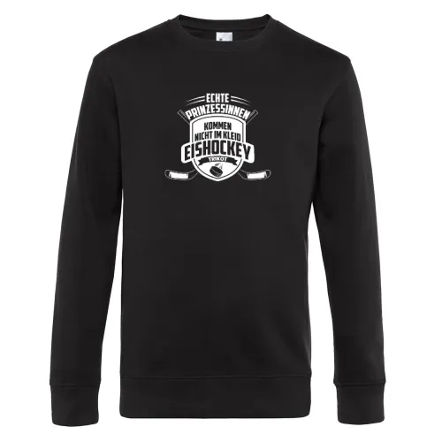 Ice Hockey Prinzessin Eishockey Trikot Spruch Sweat Männer King Crew Neck