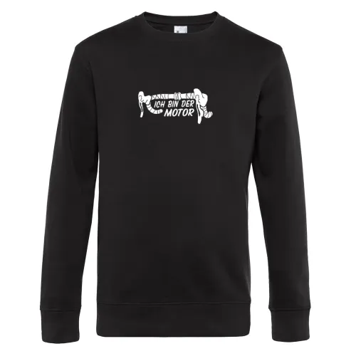Ich Bin Der Motor Rennrad Cyclocross Lenker Motiv Sweat Männer King Crew Neck