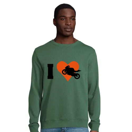 Ich liebe Motorrad Sweat Männer Comet Bio