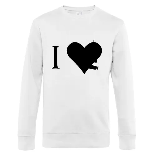 Ich liebe Segelboot Männer Sweat Ich liebe Segelboot Sweat