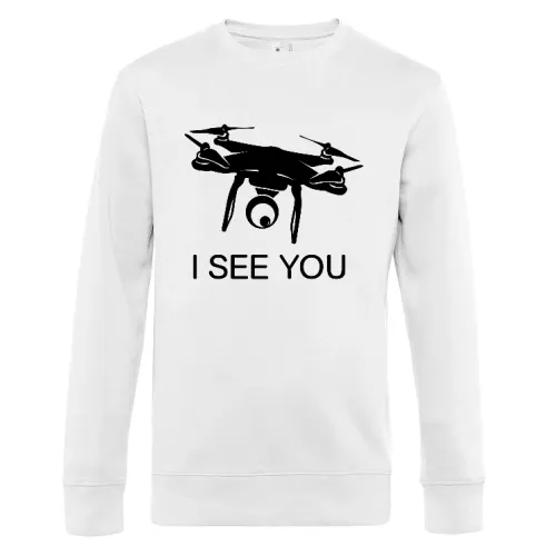 Ich sehe dich Drone Sweat Männer King Crew Neck