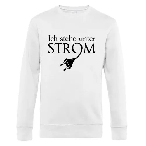 Ich stehe unter Strom - Stecker Shirt Männer Sweat