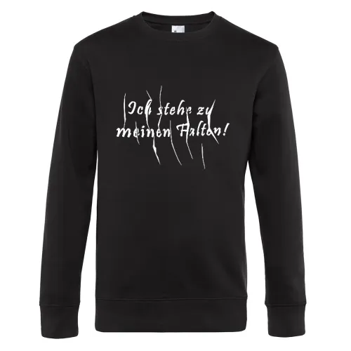 Ich stehe zu meinen Falte Sweat Männer King Crew Neck