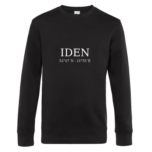 Iden Koordinaten Sweat Männer King Crew Neck
