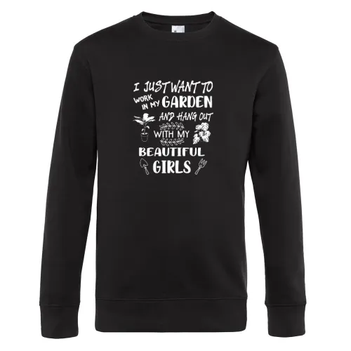 In My Garden With My Girls Hobbygärtner Garten Sweat Männer King Crew Neck