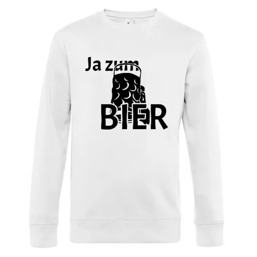 Ja zum Bier Sweat Männer King Crew Neck